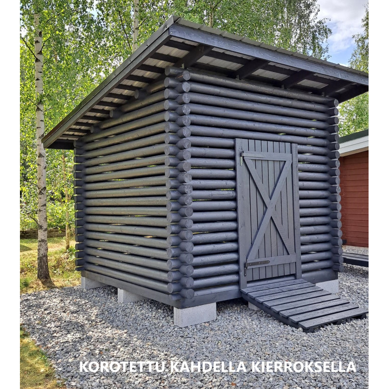 Pulpettikattoinen 3 X 3m Liiteri Py r hirrest Puuvirrat fi Pulpettikattoinen 3 X 3m Liiteri Py r hirrest Puuvirrat fi