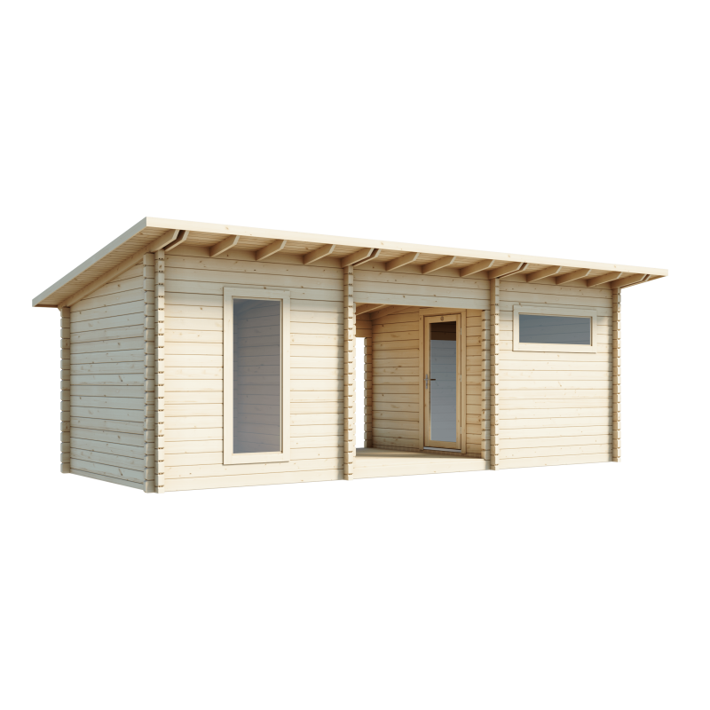 LUOMAN KUOVI SAUNA & PIHARAKENNUS 7X3M