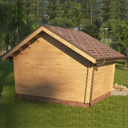 HÖYLÄHIRSIVARASTO 3X3M VINOSEINÄLLÄ