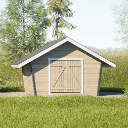 HÖYLÄHIRSIVARASTO 3X3M VINOSEINÄLLÄ
