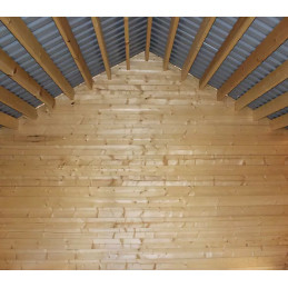 HÖYLÄHIRSIVARASTO 3X3M VINOSEINÄLLÄ