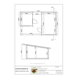 Lillevilla Kiuru 33,58 m² / 70 mm