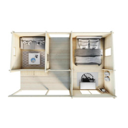 Lillevilla Kiuru 33,58 m² / 70 mm