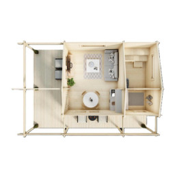 Lillevilla Metsähanhi 26 m² / 70 mm