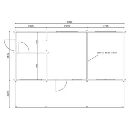 Lillevilla Rantasipi 28,8 m² / 70 mm