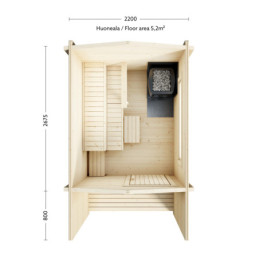 Lillevilla Riekko 5,89 m² / 70 mm