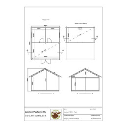 Lillevilla Teeri 28,5 m² / 70 mm