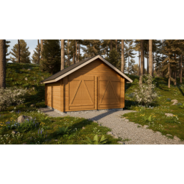 LP GARDEN S-L (16,4 M²) SUORASEINÄINEN PIHAVARASTO | Puuvirrat