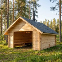 Grillikatos G-XL 20 m² – Lapin punahonka | Puuvirrat
