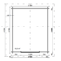 Grillikatos G-M 10 m² – Lapin punahonka | Puuvirrat