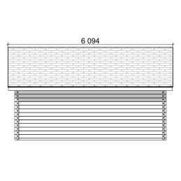 Autotalli AT30L 29,9 m² – Massiivinen Hirsi | Puuvirrat