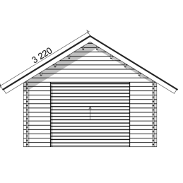 Autotalli AT22L 22 m² – Lapin Punahonka | Puuvirrat