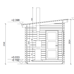 YLLÄS SAUNA (11,2 M²) | Puuvirrat