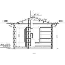 PALLAS SAUNA (11 M²) | Puuvirrat