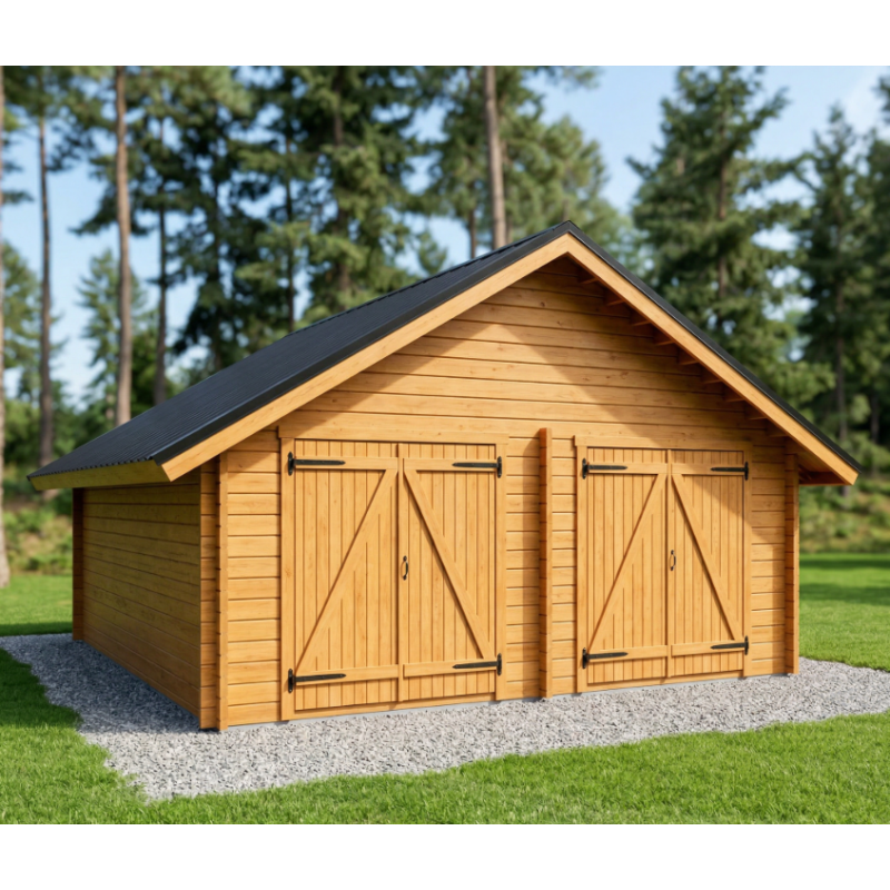 LP GARDEN S-XXL (25 M²) SUORASEINÄINEN PIHAVARASTO | Puuvirrat