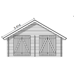 LP GARDEN S-XXL (25 M²) SUORASEINÄINEN PIHAVARASTO | Puuvirrat