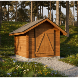 LP GARDEN S-S (6,7 M²) SUORASEINÄINEN PIHAVARASTO | Puuvirrat