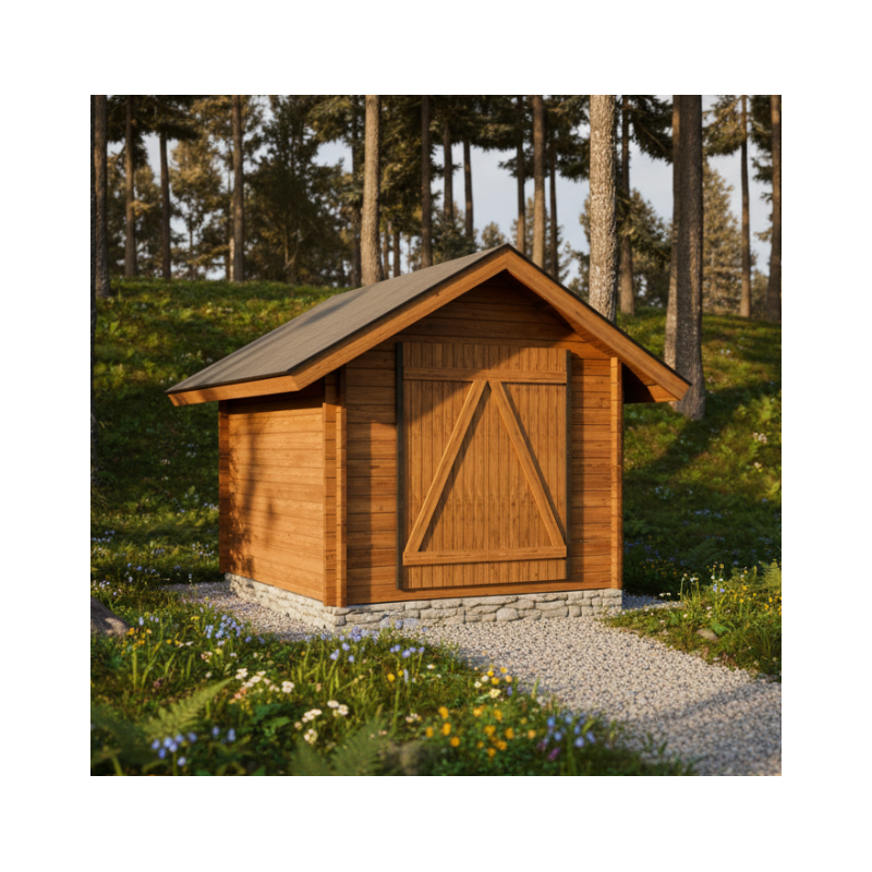 LP GARDEN S-S (6,7 M²) SUORASEINÄINEN PIHAVARASTO | Puuvirrat