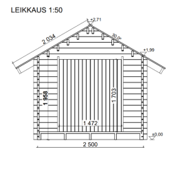 LP GARDEN S-S (6,7 M²) SUORASEINÄINEN PIHAVARASTO | Puuvirrat