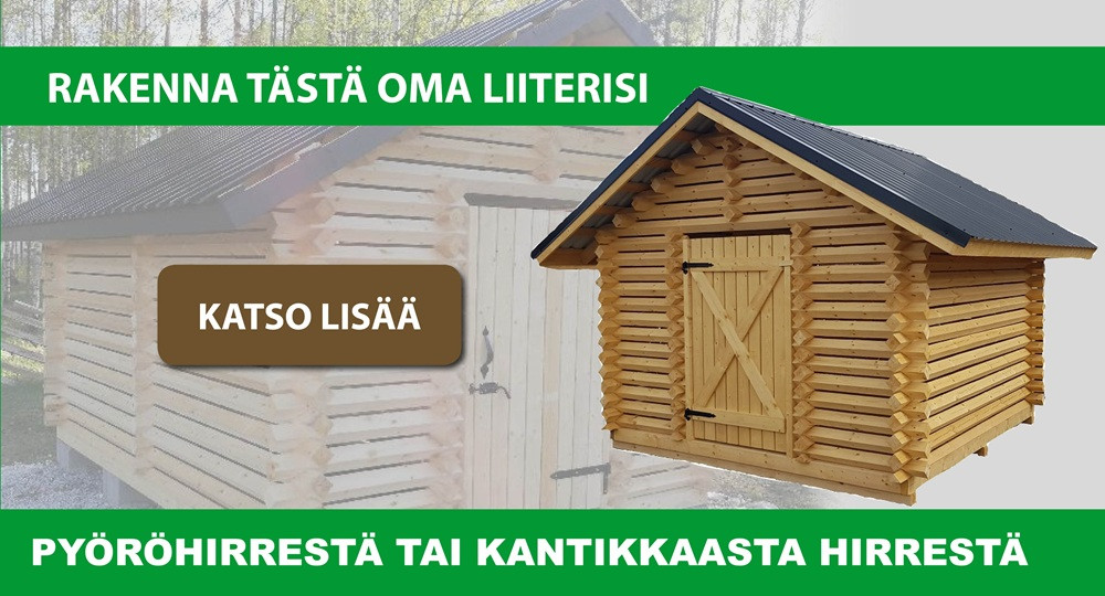 3 X 3M LIITERIPAKETTI KAIKILLA PUUOSILLA JA PELTIKATOLLA.