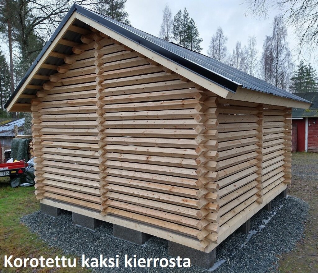4 X 4m PUULIITERIN VALMISPAKETTI PELTIKATOLLA