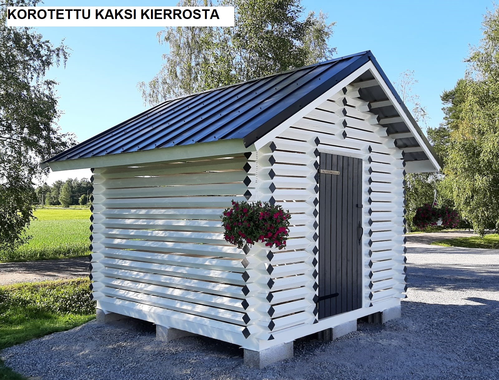 3 X 3m PUULIITERIN VALMISPAKETTI PELTIKATOLLA