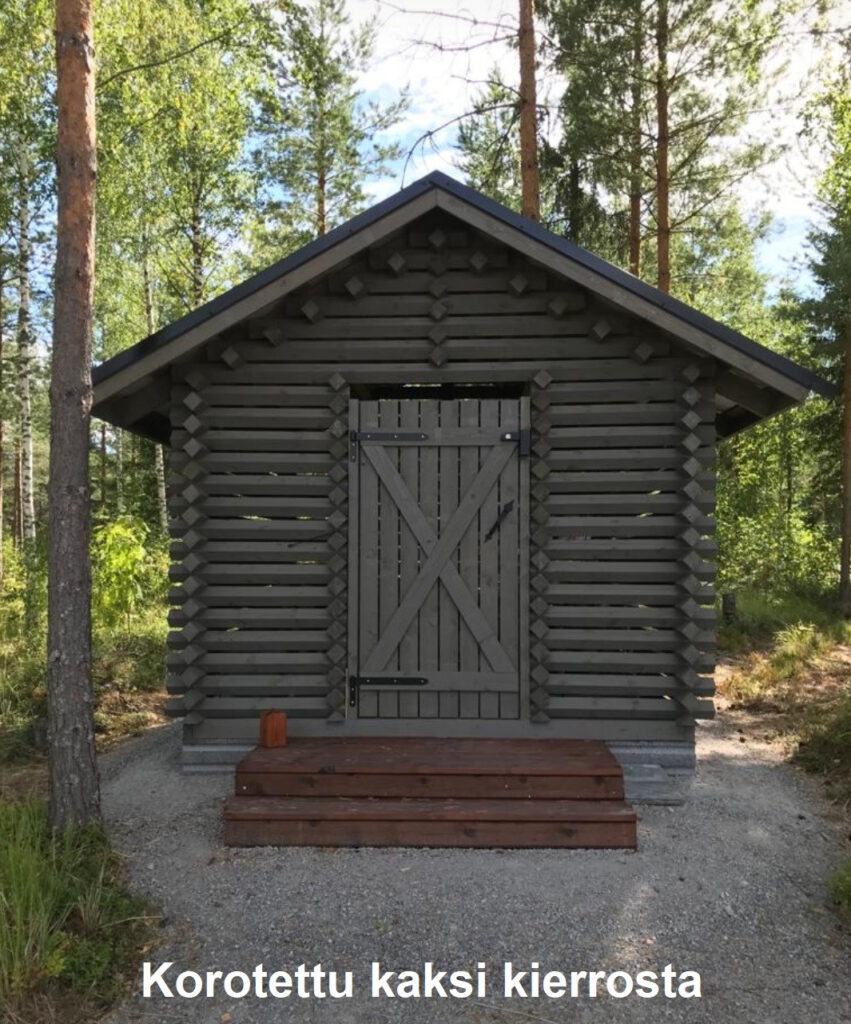 3 X 3m PUULIITERIN VALMISPAKETTI PELTIKATOLLA