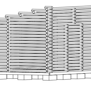 PUULIITERIN HIRSIPAKETTI 75X75MM - Kuva 13