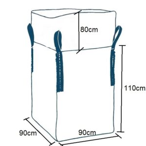 SÄKKI SUOJAPEITOLLA 1m3