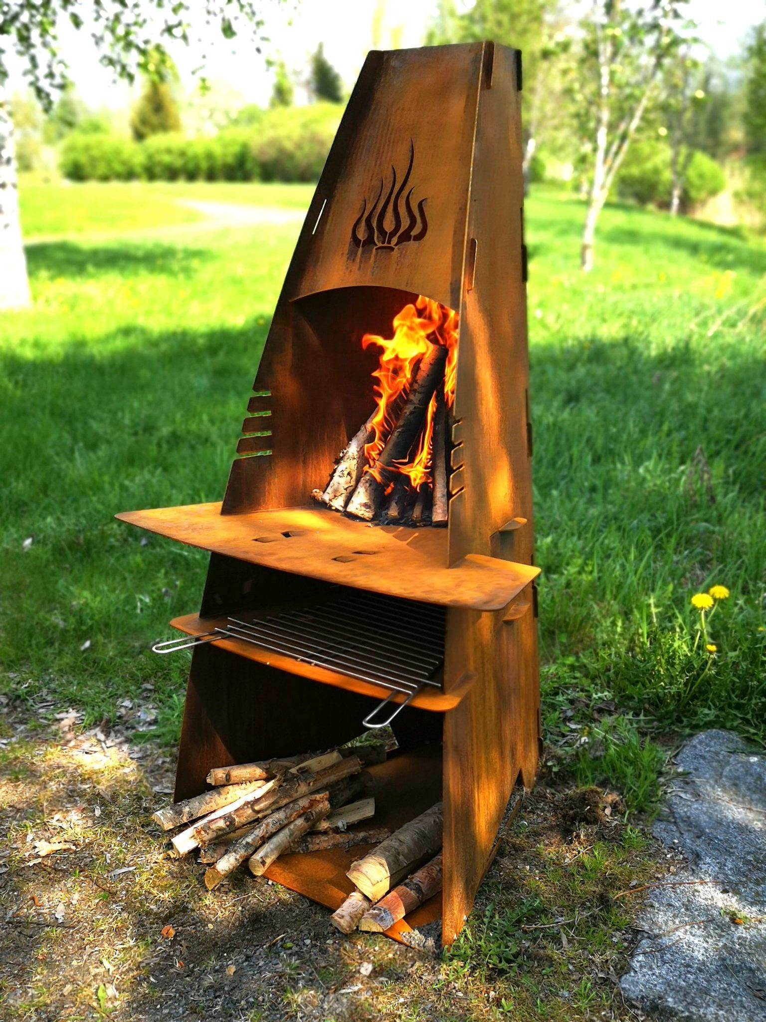 ULKOTAKKA CORTEN TERÄS