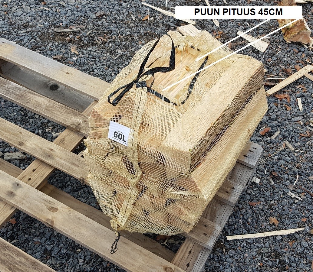 VERKKOPUSSI 45CM PITKÄLLE PUULLE