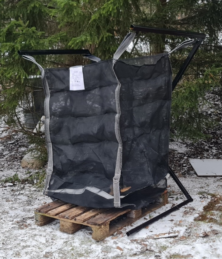 POHJASTA AVATTAVA TÄYSVERKKO SÄKKI 1,5m3
