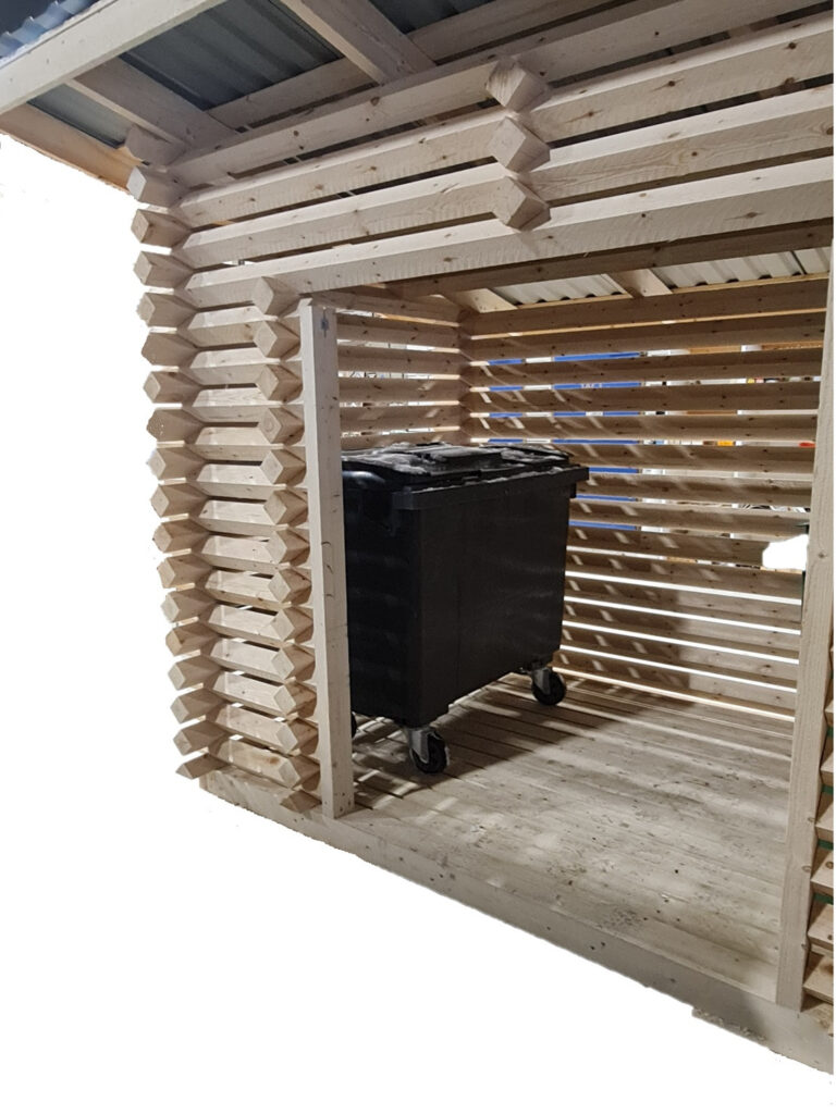 JÄTEKATOS TAI PUULIITERI 3 X 2M