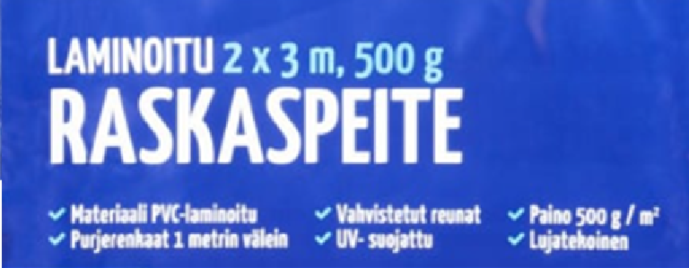RASKASPEITE 2x3 500g