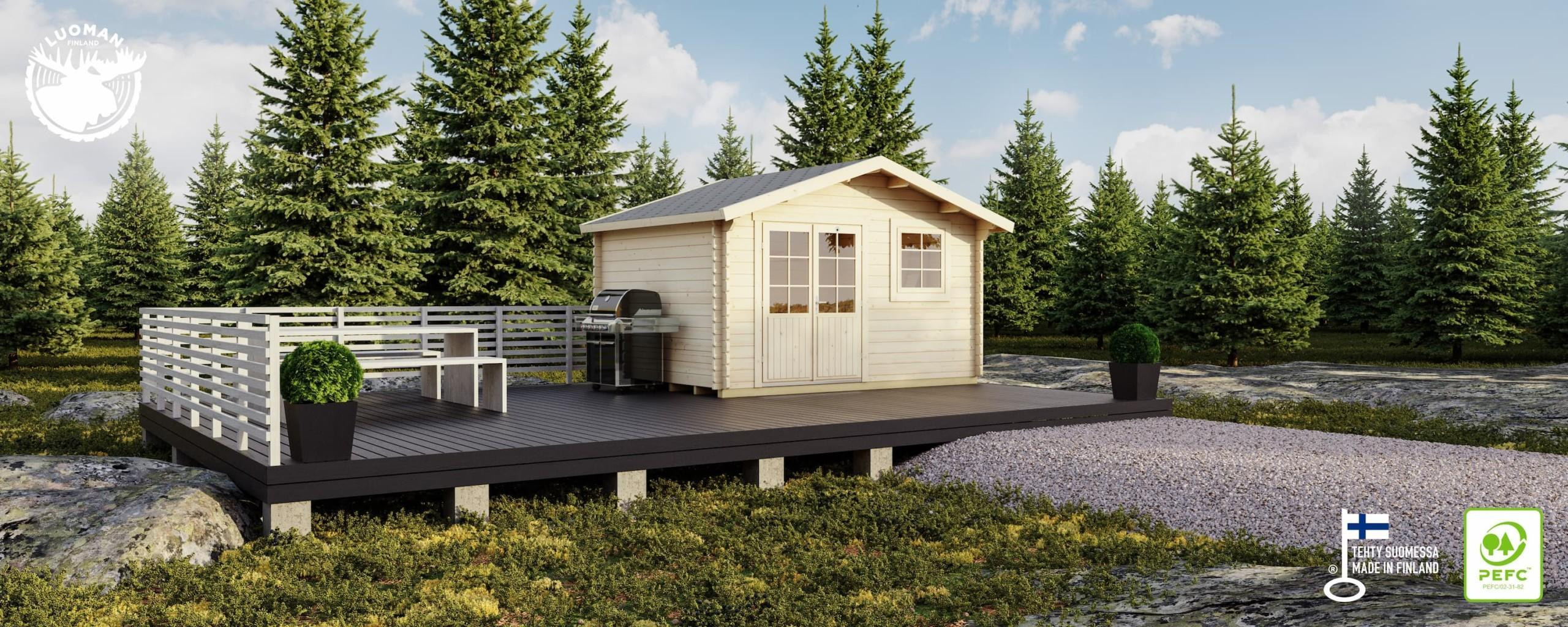 LILLEVILLA LIEKUNE PIHARAKENNUS 4X3M