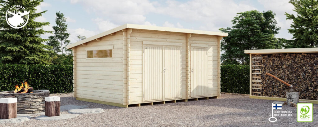 LILLEVILLA SEILI PIHAVARASTO 4X3M