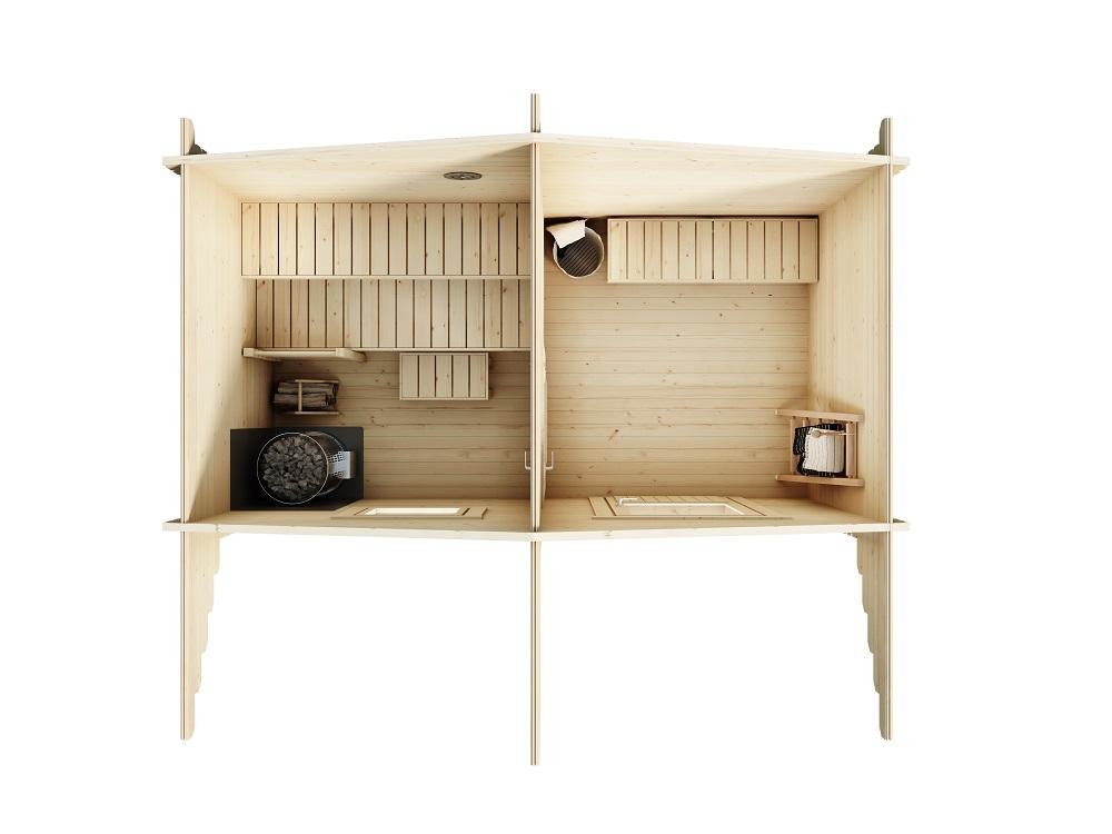 LILLEVILLA KULOVESI SAUNA 7,6M2