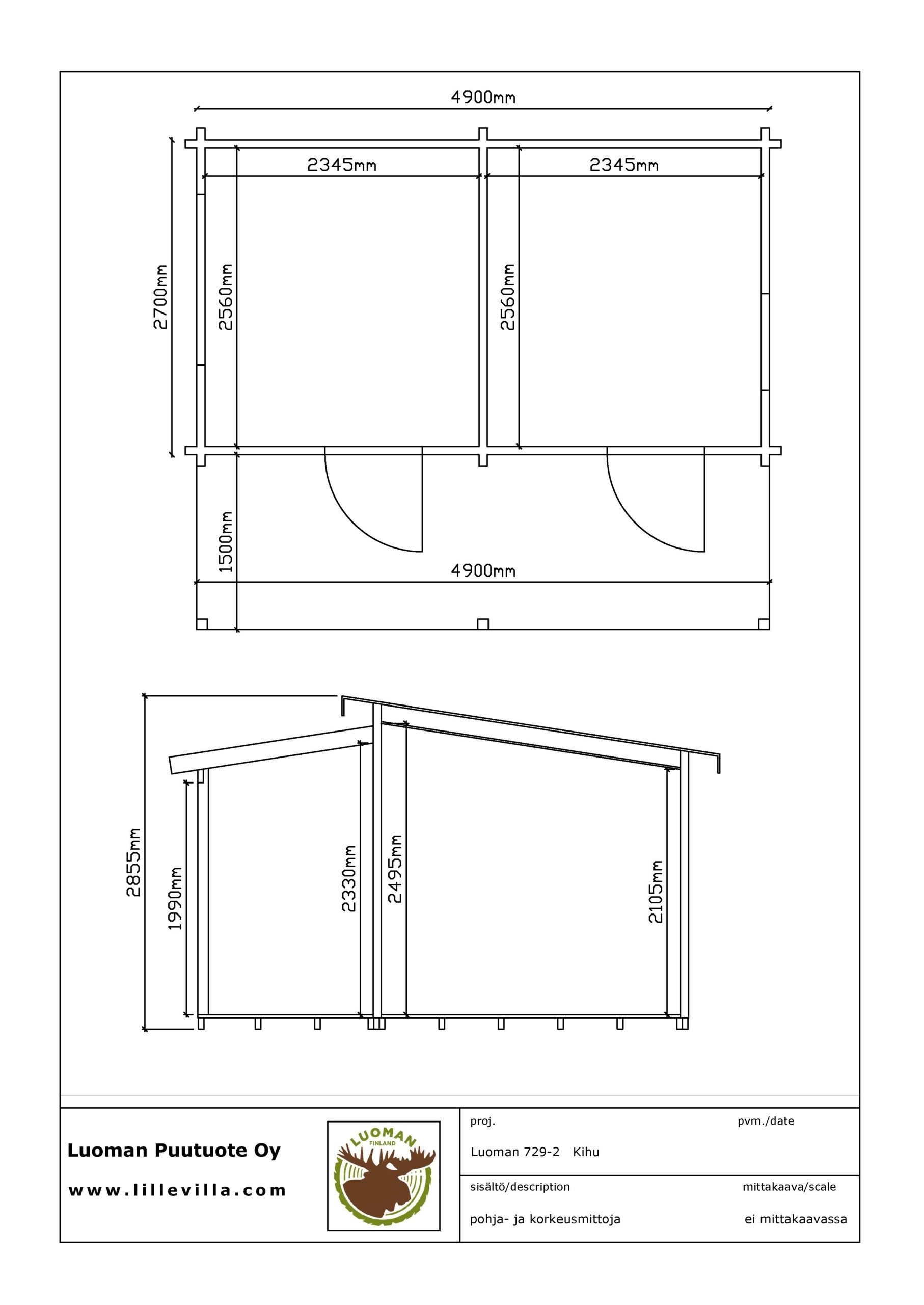 LILLEVILLA KIHU 13,2M²
