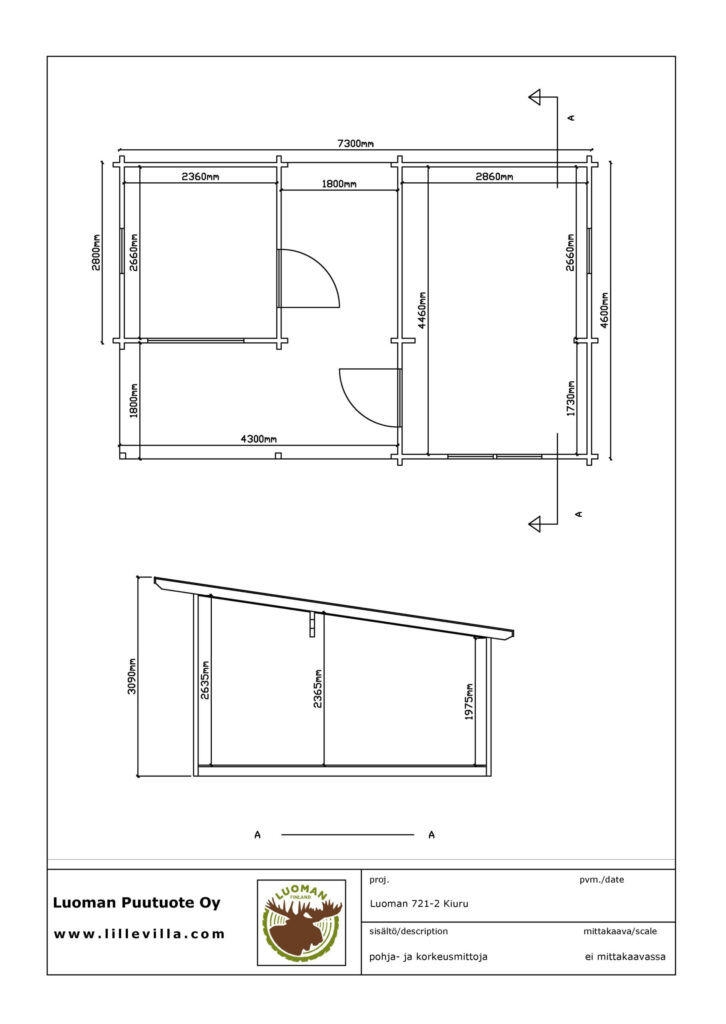 LILLEVILLA KIURU 33,58M²