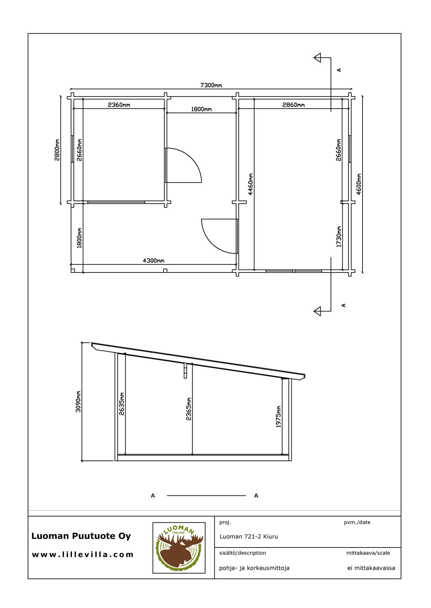 LILLEVILLA KIURU 33,58M²