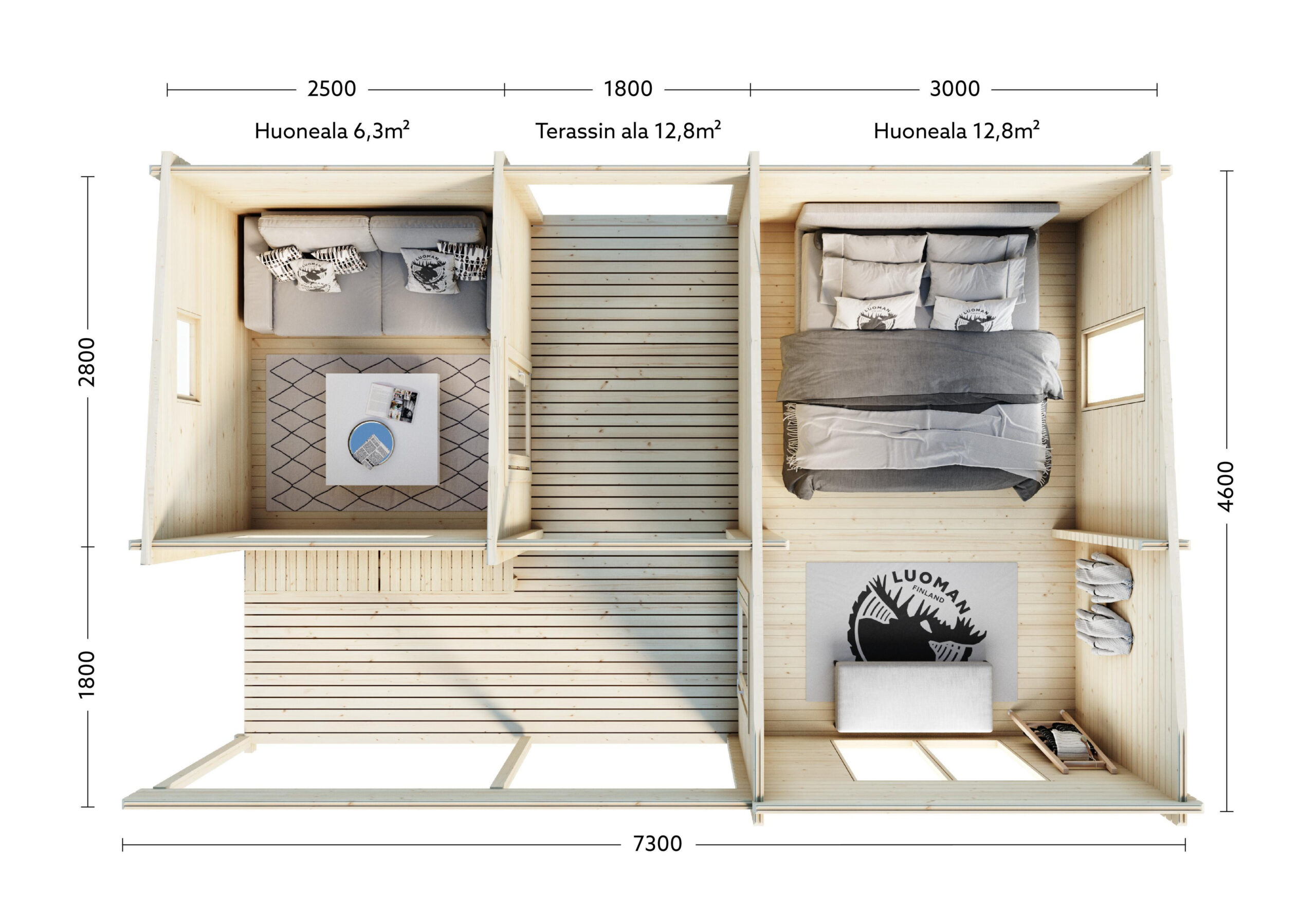 LILLEVILLA KIURU 33,58M²
