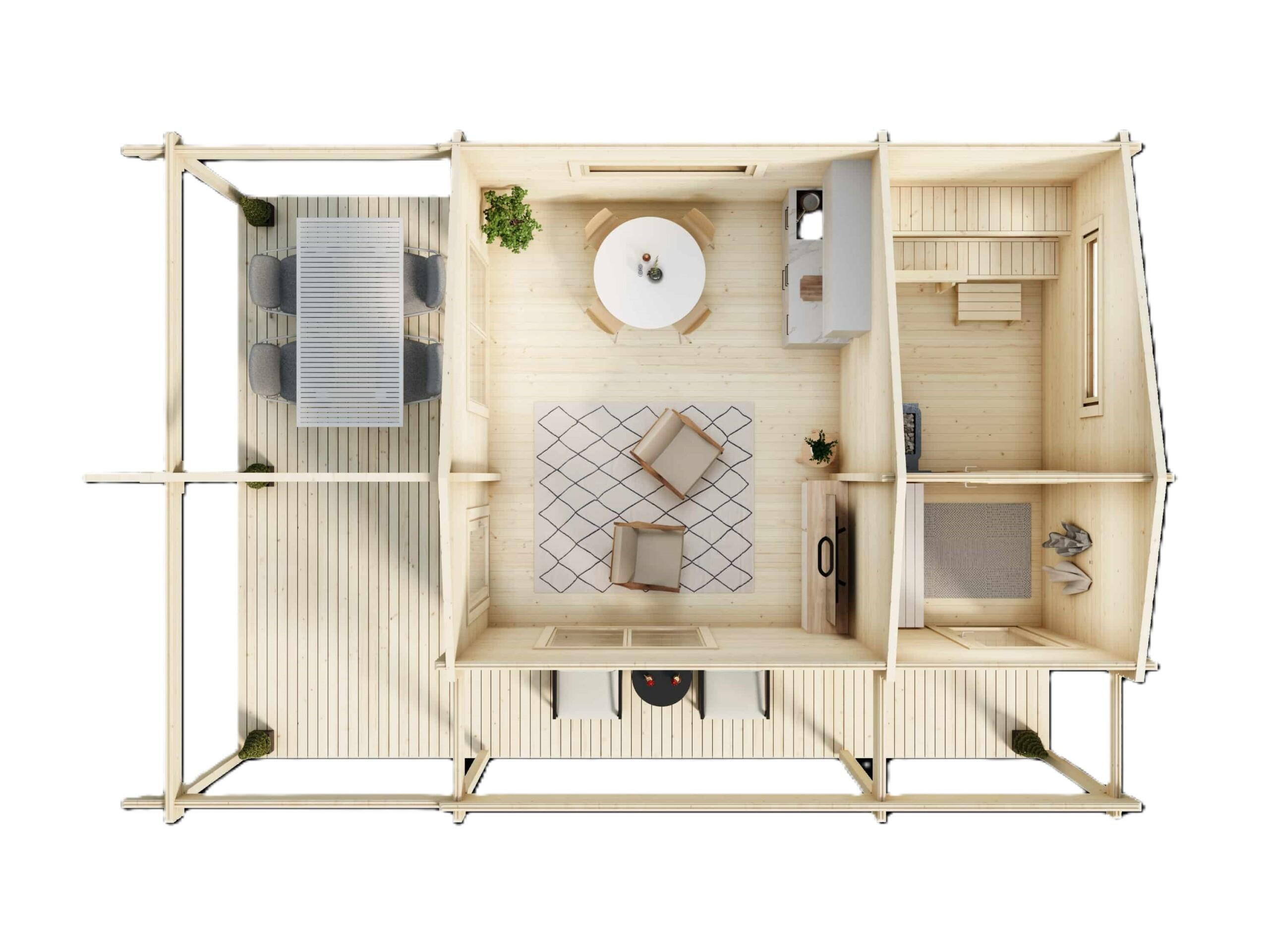 LILLEVILLA MERIHANHI 26M²