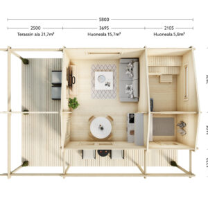 LILLEVILLA METSÄHANHI 26M²