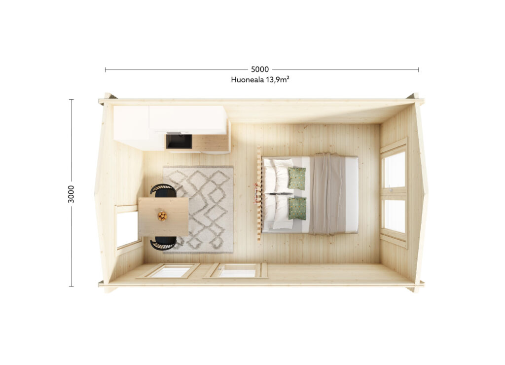 LILLEVILLA SIEPPO 15M²