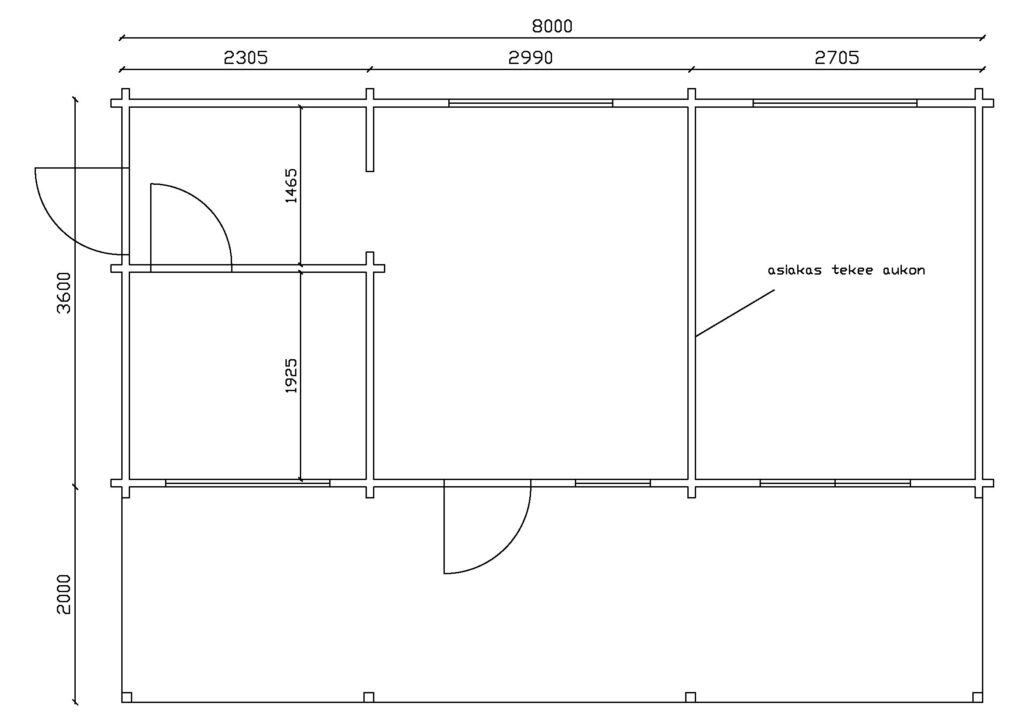 LILLEVILLA RANTASIPI 28,8M²