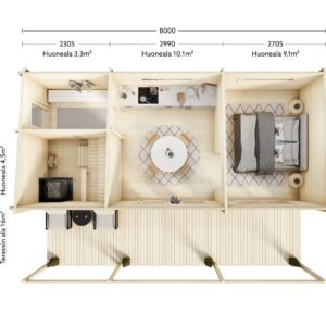 LILLEVILLA RANTASIPI 28,8M² - Kuva 2