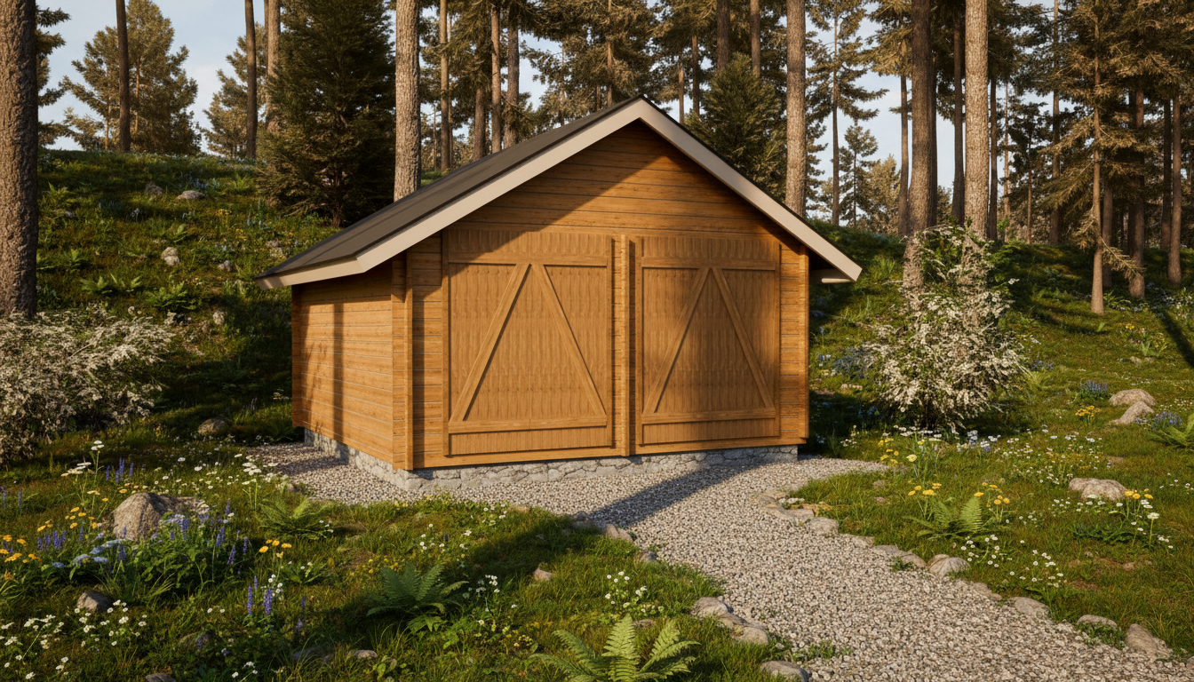 LP GARDEN S-L (16,4 M²) SUORASEINÄINEN PIHAVARASTO