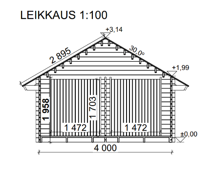 LP GARDEN S-L (16,4 M²) SUORASEINÄINEN PIHAVARASTO