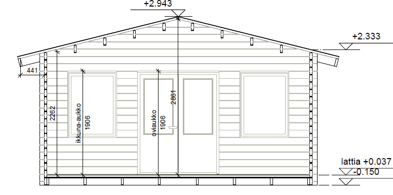 VIERASMAJA, V-XXL (25M²)
