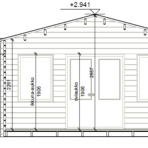VIERASMAJA, V-L (16M²)